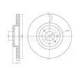 Jeu de 2 disques de frein avant METELLI 23-0369C - Visuel 1