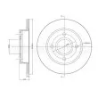 Jeu de 2 disques de frein avant METELLI 23-0377 - Visuel 1