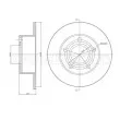 Jeu de 2 disques de frein arrière METELLI 23-0395C - Visuel 1