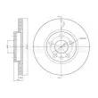 Jeu de 2 disques de frein avant METELLI 23-0402 - Visuel 1