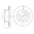 Jeu de 2 disques de frein avant METELLI 23-0418 - Visuel 1