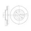 Jeu de 2 disques de frein avant METELLI 23-0486C - Visuel 1