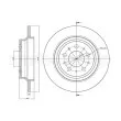 Jeu de 2 disques de frein arrière METELLI 23-0562C - Visuel 1