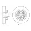 Jeu de 2 disques de frein arrière METELLI 23-0692 - Visuel 1