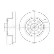 Jeu de 2 disques de frein arrière METELLI 23-0724C - Visuel 1