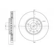 Jeu de 2 disques de frein avant METELLI 23-0942C - Visuel 1
