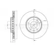 Jeu de 2 disques de frein avant METELLI 23-0981C - Visuel 1