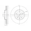 Jeu de 2 disques de frein avant METELLI 23-1003C - Visuel 1