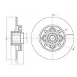Jeu de 2 disques de frein arrière METELLI 23-1394 - Visuel 1