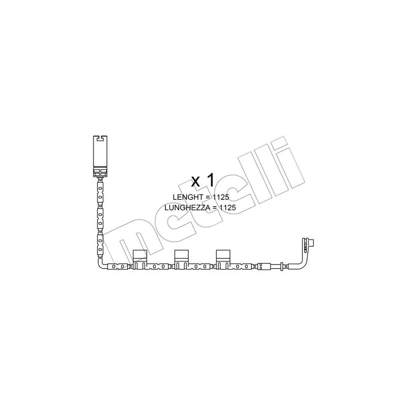 Contact d'avertissement, usure des plaquettes de frein METELLI SU.223