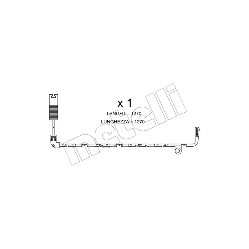 Contact d'avertissement, usure des plaquettes de frein METELLI SU.254