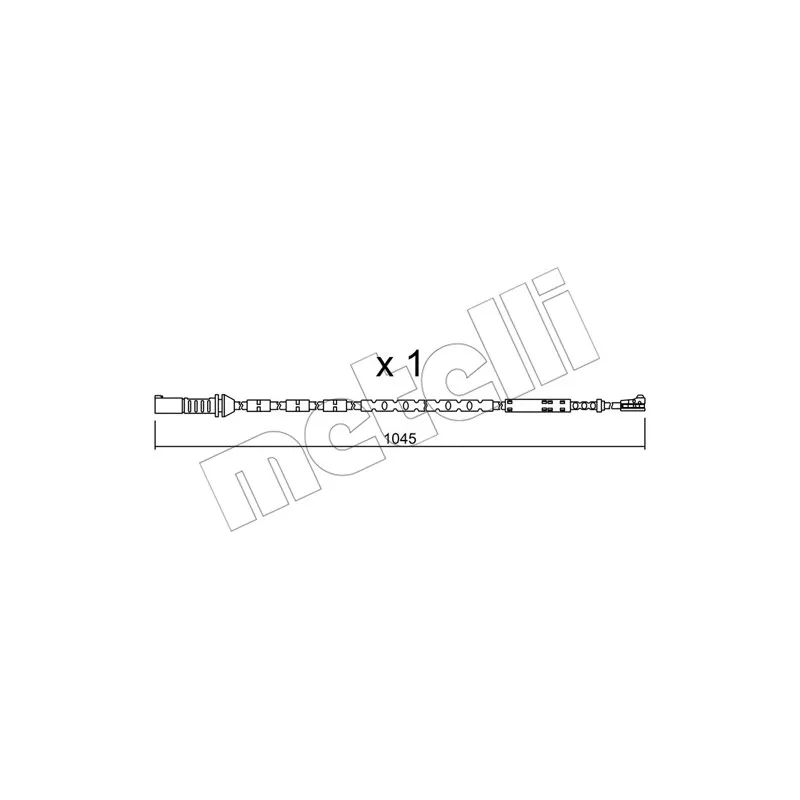 Contact d'avertissement, usure des plaquettes de frein METELLI SU.279