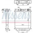 Radiateur, refroidissement du moteur NISSENS 606644 - Visuel 2