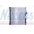 Radiateur, refroidissement du moteur NISSENS 606692 - Visuel 1