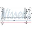 Radiateur, refroidissement du moteur NISSENS 606722 - Visuel 2