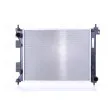 Radiateur, refroidissement du moteur NISSENS 606735 - Visuel 1