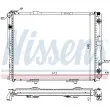 Radiateur, refroidissement du moteur NISSENS 62762A - Visuel 2