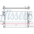 Radiateur, refroidissement du moteur NISSENS 63073A - Visuel 2