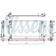 Radiateur, refroidissement du moteur NISSENS 636727 - Visuel 2