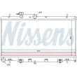 Radiateur, refroidissement du moteur NISSENS 64114 - Visuel 2