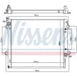 Radiateur, refroidissement du moteur NISSENS 64661 - Visuel 2