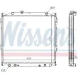 Radiateur, refroidissement du moteur NISSENS 647551 - Visuel 2