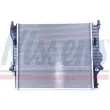 Radiateur, refroidissement du moteur NISSENS 66708 - Visuel 3