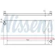 Radiateur, refroidissement du moteur NISSENS 69705 - Visuel 2