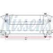 Intercooler, échangeur NISSENS 961010 - Visuel 2