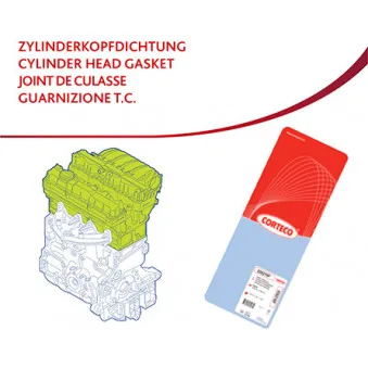 Joint d'étanchéité, culasse CORTECO 83403004