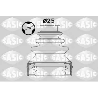 Soufflets de cardan avant SASIC 1900023