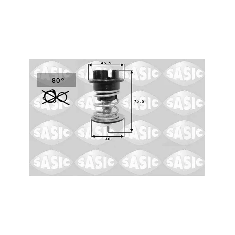 Thermostat, liquide de refroidissement SASIC 3306105