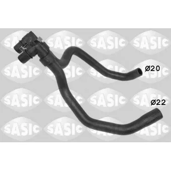 Durite de radiateur SASIC 3400236
