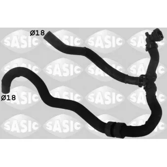 Durite de radiateur SASIC 3404129
