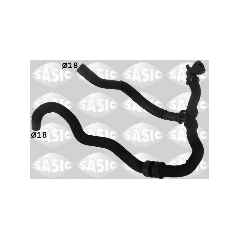 Durite de radiateur SASIC 3404129