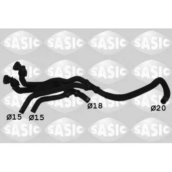 Durite de radiateur SASIC 3404199