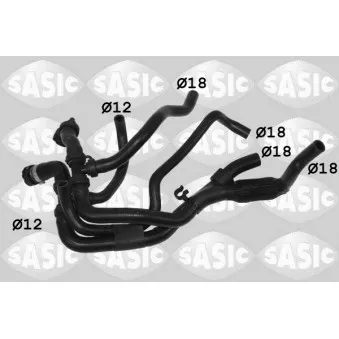 Durite de radiateur SASIC 3404200