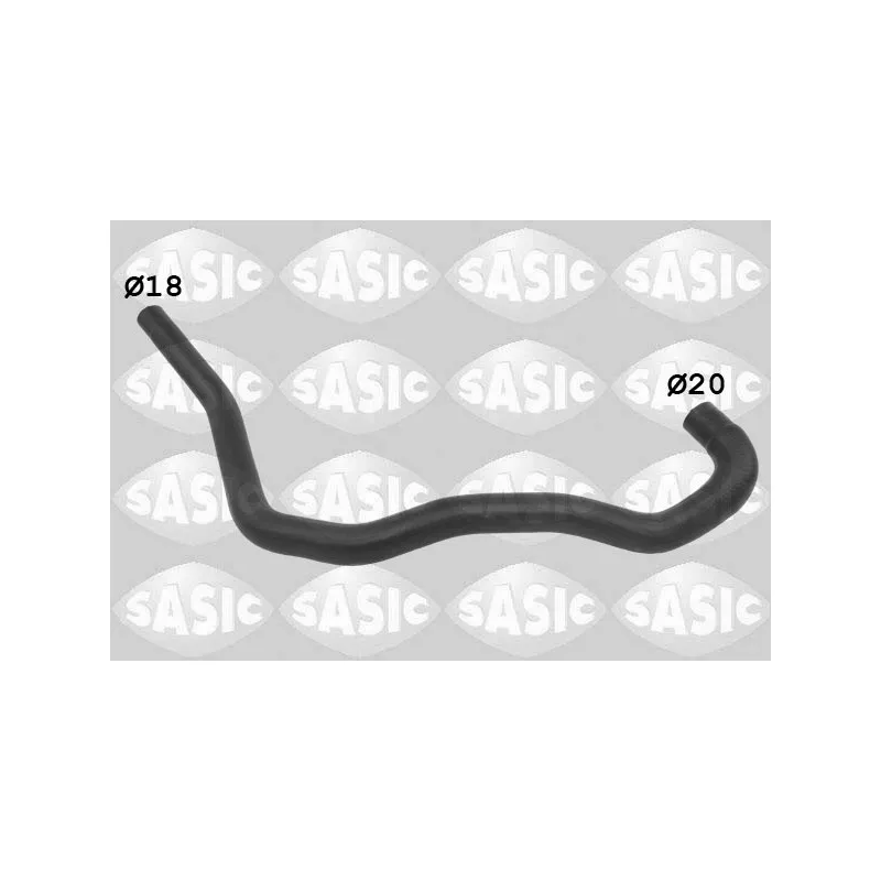 Durite de radiateur SASIC 3404221