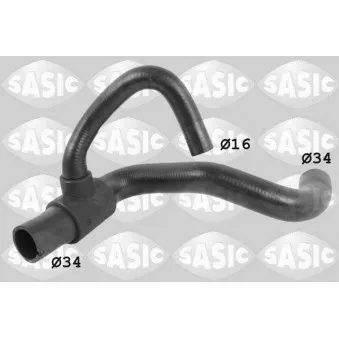 Durite de radiateur SASIC 3406391