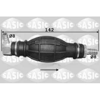 Pompe, préalimentation de carburant SASIC 3980003
