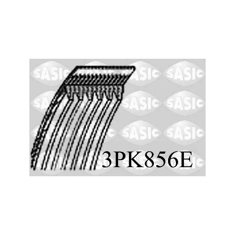 Courroie trapézoïdale à nervures SASIC 3PK856E