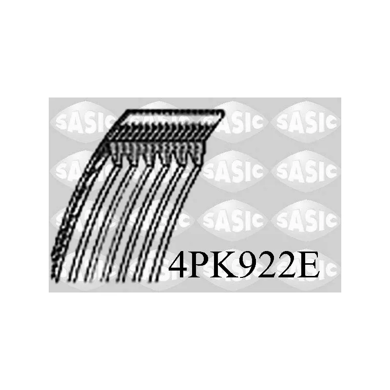 Courroie trapézoïdale à nervures SASIC 4PK922E