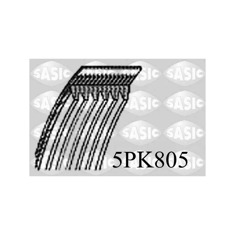 Courroie trapézoïdale à nervures SASIC 5PK805