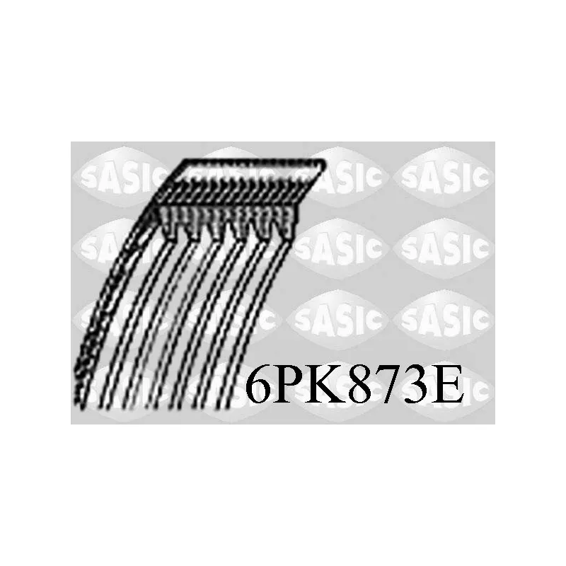 Courroie trapézoïdale à nervures SASIC 6PK873E