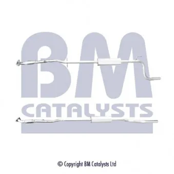 Tuyau d'échappement BM CATALYSTS BM50965