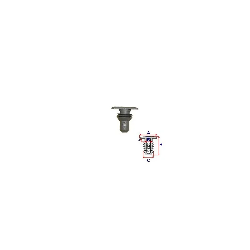 Clip, enjoliveur ROMIX C60110