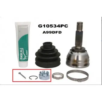 Embout de cardan avant (kit de réparation) PASCAL G10534PC
