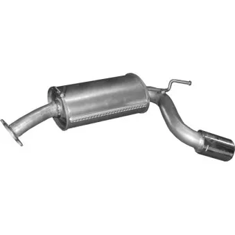 Silencieux arrière arrière droit POLMO