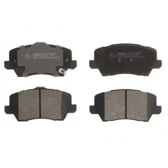 Jeu de 4 plaquettes de frein avant ABE C10338ABE
