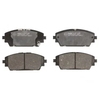 Jeu de 4 plaquettes de frein avant ABE C13071ABE
